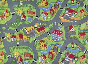 Koberce Breno Metrážny koberec LITTLE VILLAGE 90, šíře role 400 cm, viacfarebná