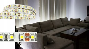 ECOLIGHT LED pásik 9,6 W/m studená farba 6500 K 600 lm/m 12 V DC IP20 1 m