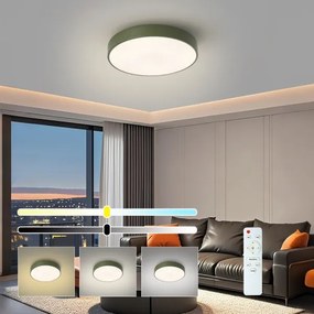Brilagi - LED stmievateľné stropné svietidlo POOL LED/36W/230V 3000-6000K 30 cm zelené+DO