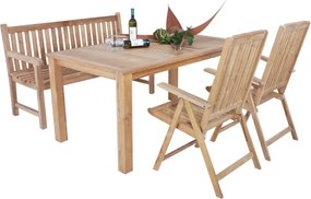 Záhradný stôl z teakového dreva Garden Pleasure Solo