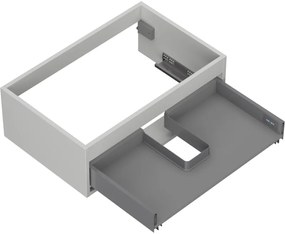Mexen Box-A, závesná skrinka 70 cm, 1 zásuvka, sivá matná, 91AX0-0700-235-1-62