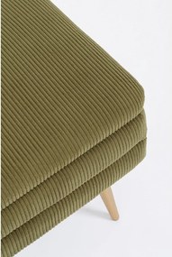 Zelená polstrovaná lavica Olga – Bizzotto