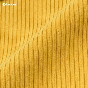 Žltá menčestrová rozkladacia pohovka 244 cm Base – Karup Design