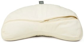 Bodhi Yoga cestovný meditačný vankúš YOGI MOON Mini ECO plnený pohánkou 33 x 13 x 17 cm Farba: Béžová (ecru)