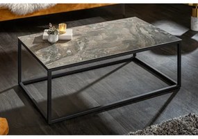 Konferenčný stôl 40672 100x60cm Marble Look Ceramik Taupe  - Komfort-nábytok