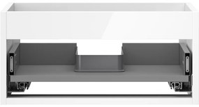 Mexen Box-A, závesná skrinka 50 cm, 1 zásuvka, biela lesklá, 91AX0-0500-235-1-00