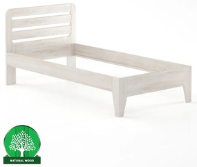 Posteľ buková LK189–100x200 bielený