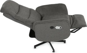 Polohovacie kreslo béžové, elektrické TV-C5479 GREY2