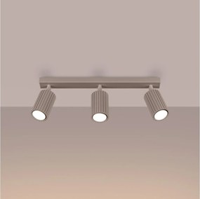 Brilagi - LED bodové svietidlo CRESTO 3xGU10/10W/230V taupe
