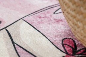 Dywany Łuszczów Detský kusový koberec Bambino 2185 Ballerina pink - 80x150 cm