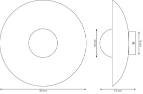 Nástenné svietidlo VIBEZ 1xG9/8W/230V biela