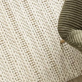 Dywany Łuszczów, Kusový koberec Tahar 99002B cream, 200x290, biela, obývacia izba