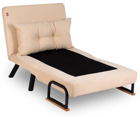 Rozkladacie kreslo Sando 60 cm krémové