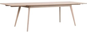 Rozkladací jedálenský stôl s doskou v dubovom dekore 190x90 cm Yumi - Rowico