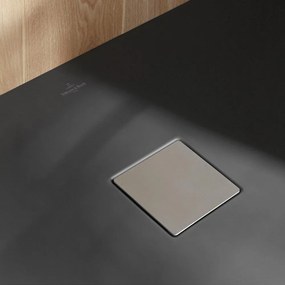 VILLEROY &amp; BOCH Planeo obdĺžniková sprchová vanička akrylátová, s technológiou RockLite, štandardný model, protišmyk (B), 1800 x 800 x 48 mm, Anthracite, UDA1880PLA2V-1S