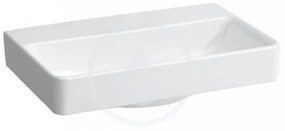 LAUFEN Pro S Umývadlo Compact, 600 mm x 380 mm, bez otvoru na batériu, bez prepadu, biela H8179590001421