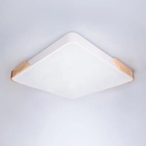 Brilagi - stmievateľné LED svietidlo PILANA LED/60W/230V dub/biela 56x56 cm + DO