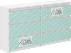 Wooden Toys Detská komoda R-140 PRIATELIA