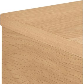 Nočný stolík v dekore duba v svetloprírodnej farbe Monfort – Actona