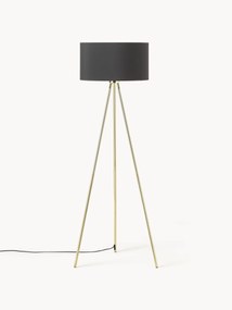 Stojacia tripod lampa's textilným tienidlom Cella
