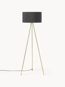 Stojacia tripod lampa's textilným tienidlom Cella