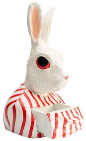 Coach Bunny dekoračná soška biela 47 cm