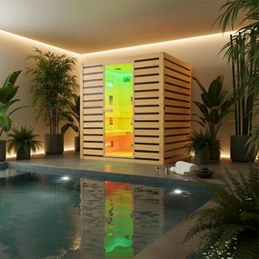 BPS-koupelny Infrasauna Relax HYD-6714 180x150, 4-5 osôb