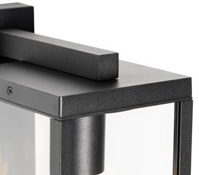 Inteligentné vonkajšie nástenné svietidlo čierne IP44 vrátane Wifi ST64 - Charlois