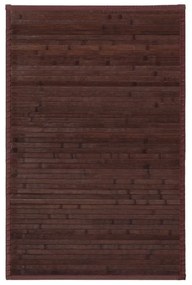 Tmavohnedý bambusový koberec 60x90 cm – Casa Selección