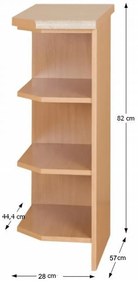 Dolný kuchynský regál Leite MDF klasik S30N/L. Vlastná spoľahlivá doprava až k Vám domov. 788703