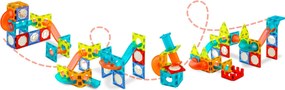 Vzdelávacie stavebné magnetické bloky s osvetlením RK-763 Ricokids 110 ks