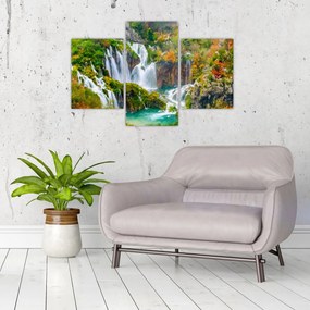 Obraz - Národný park Plitvické jazerá (90x60 cm)