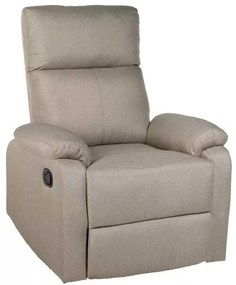 LuxuryForm DESIGN Televízne kreslo CARLOS s polohovaním - béžové
