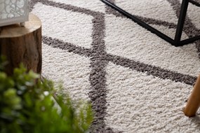 Behúň BERBER TROIK, krémový, strapce