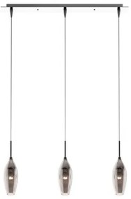 Závesná lampa CHAMPAGNE SMOKY 3