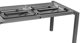 Cubic HPL rozťahovací stôl antracit 160-220-280 cm
