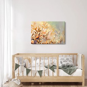 Obraz - Maľované rastliny (90x60 cm)
