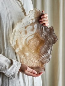 Sklenená dekoratívna misa 29x38 cm Aiku – Bloomingville