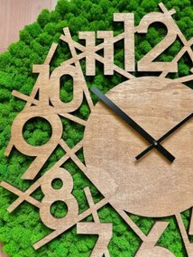 Veľké machové hodiny 80 cm