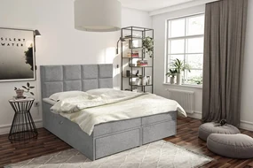 Kontinentálna posteľ Hudson Lux 2, Rozmer postele: 140x200, Farby: Muna 14
