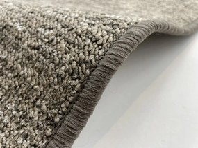 Vopi koberce Kusový koberec Alassio hnedý štvorec - 400x400 cm