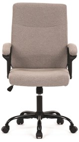 Autronic - Kancelářské křeslo, krémová látka, kovový kříž - KA-Y391 CRM2