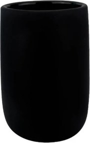 Čierna keramická WC kefa Lotus - Mette Ditmer Denmark