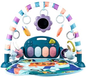 Hracia podložka klavír- rôzne typy, modrá