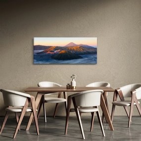 Obraz hory Bromo v Indonézii (120x50 cm)