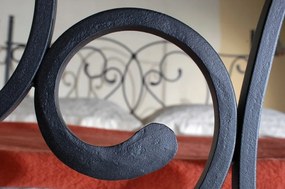 IRON-ART GALICIA - exkluzívna kovová posteľ 160 x 200 cm, kov