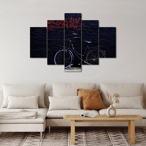 Obraz bicykla v Amsterdame (150x105 cm)