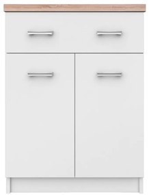 Skrinka TOPTY 2D1S/60 typ 41, dub Sonoma