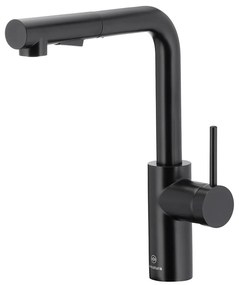 Batéria otočná drezová s výsuvným výtokom Duero Basic Black