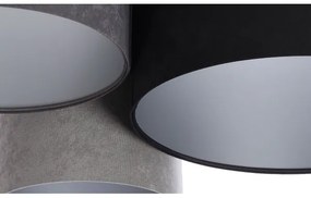 Stropné svietidlo SPACE 3xE27/60W/230V šedá/čierna/strieborná